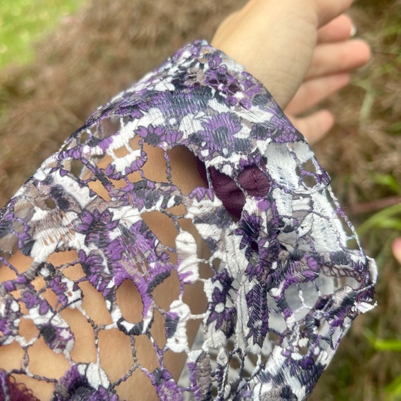 Purple Burgundy Fall Dress - Picture 7 of 16